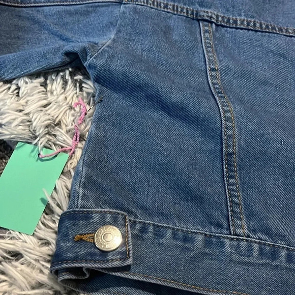 New! Forever 21 Denim Jacket Size Small - Picture 12 of 15